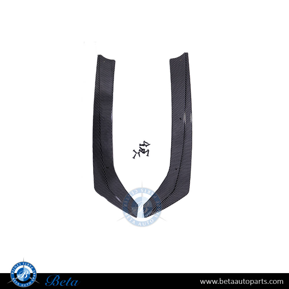 Rear Bumper Side Splitters M3 look for M-Tek Carbon for BMW 3 Series G20 2019-Up models, Part Number 51128084401/ 51128084402 Rear Bumper Side Splitters M3 look for M-Tek Carbon for BMW 3 Series G20 2019-Up models, Part Number 51128084401/ 51128084402